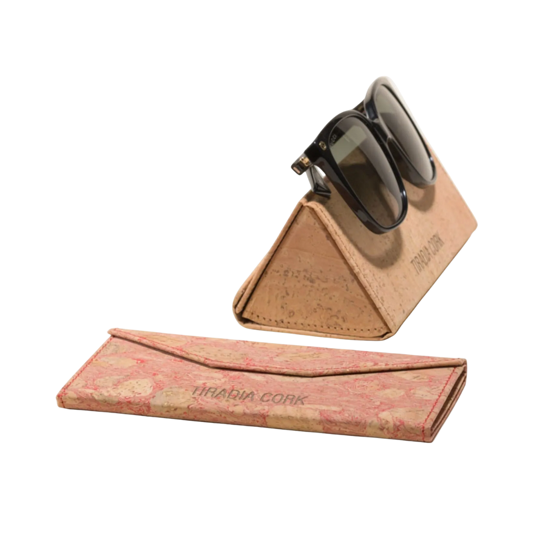 Cork Collapsible Glasses Case