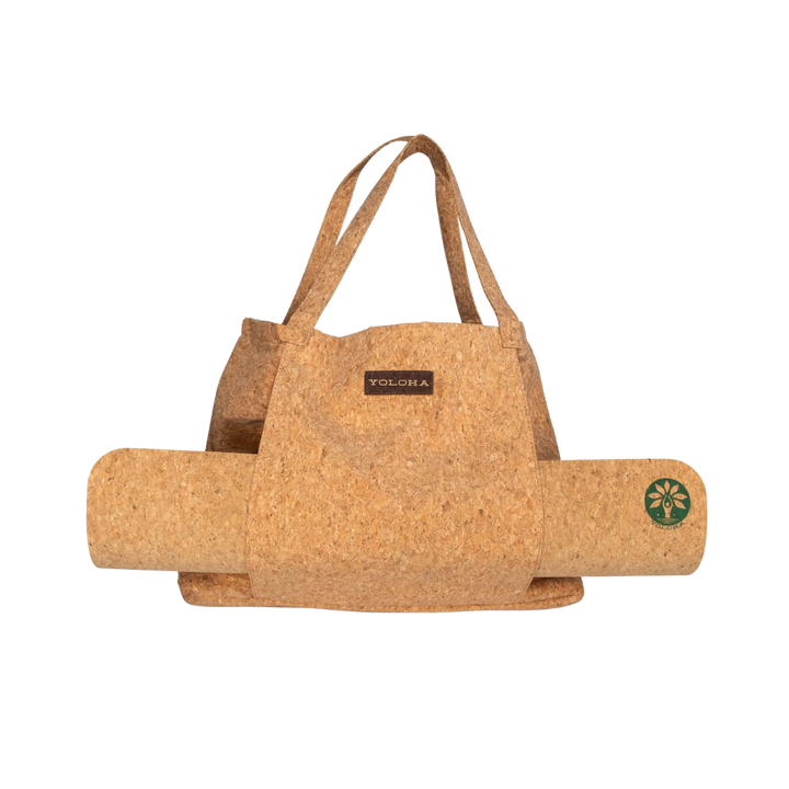 Cork Yoga Tote Bag