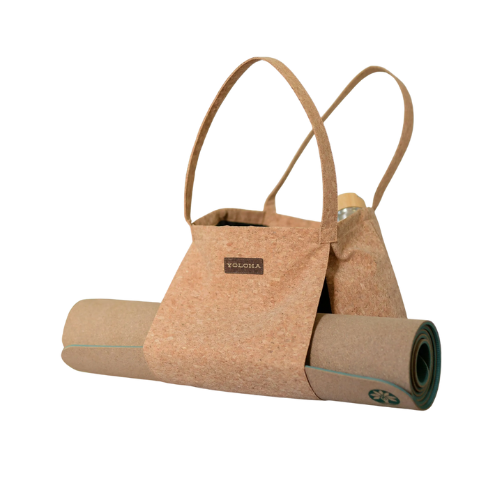 Cork Yoga Tote Bag