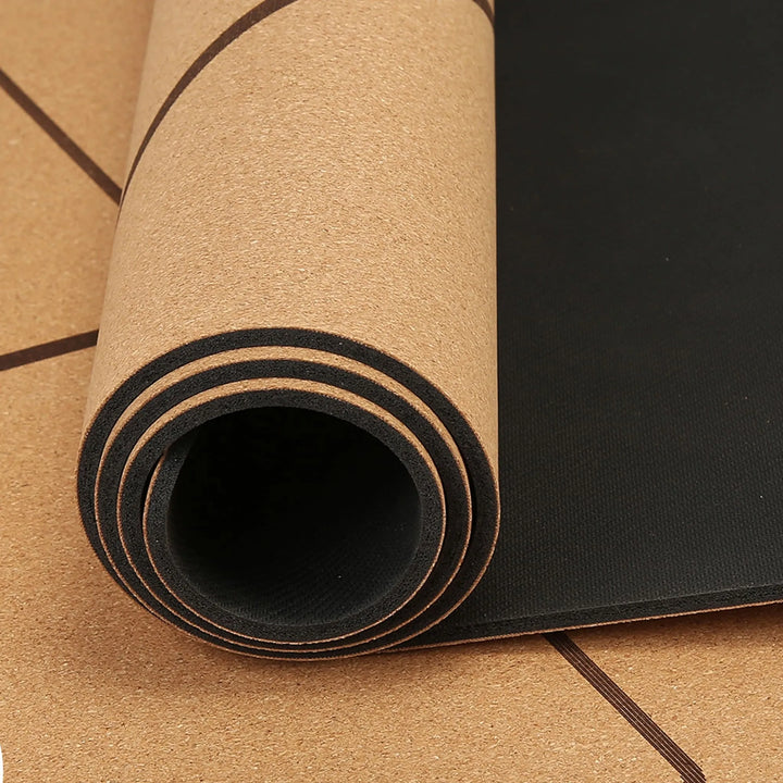Cork Yoga Mat Alignment Edition