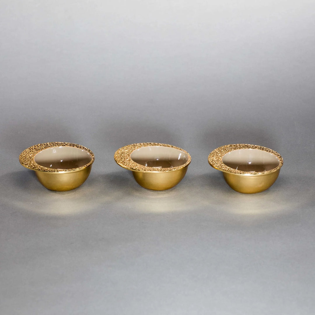 Cosmos Enamel Aluminum Snack Bowl