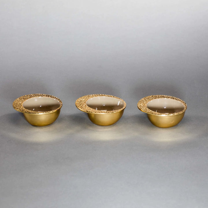 Cosmos Enamel Aluminum Snack Bowl