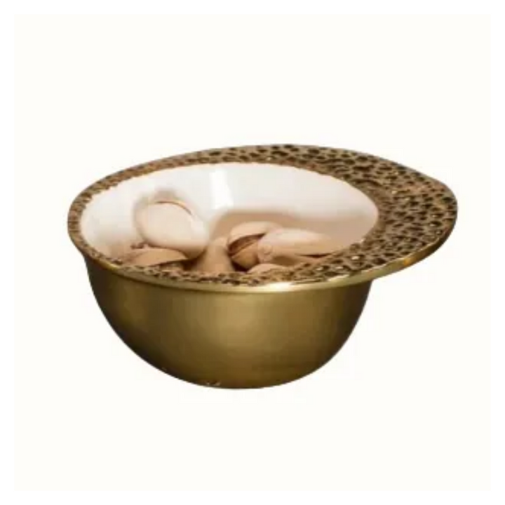Cosmos Enamel Aluminum Snack Bowl