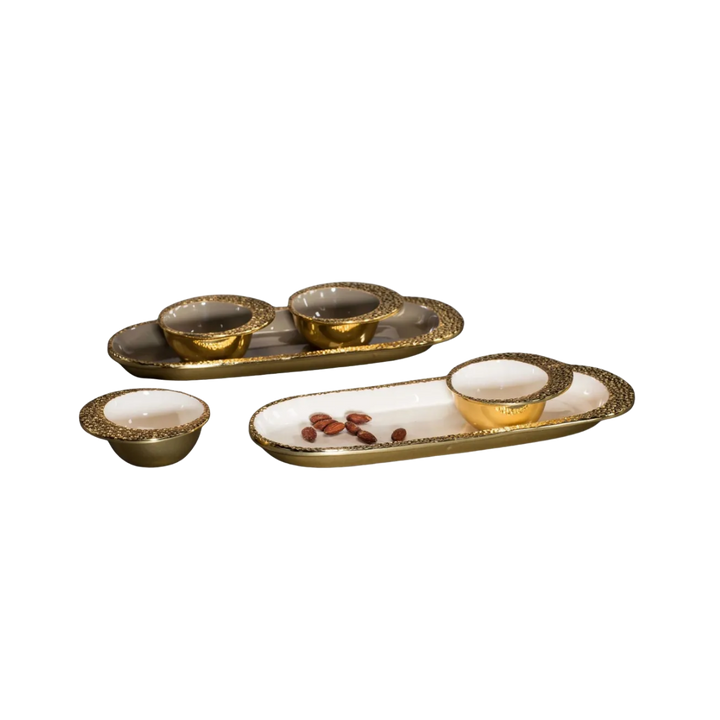 Cosmos Long Enamel Serving Tray
