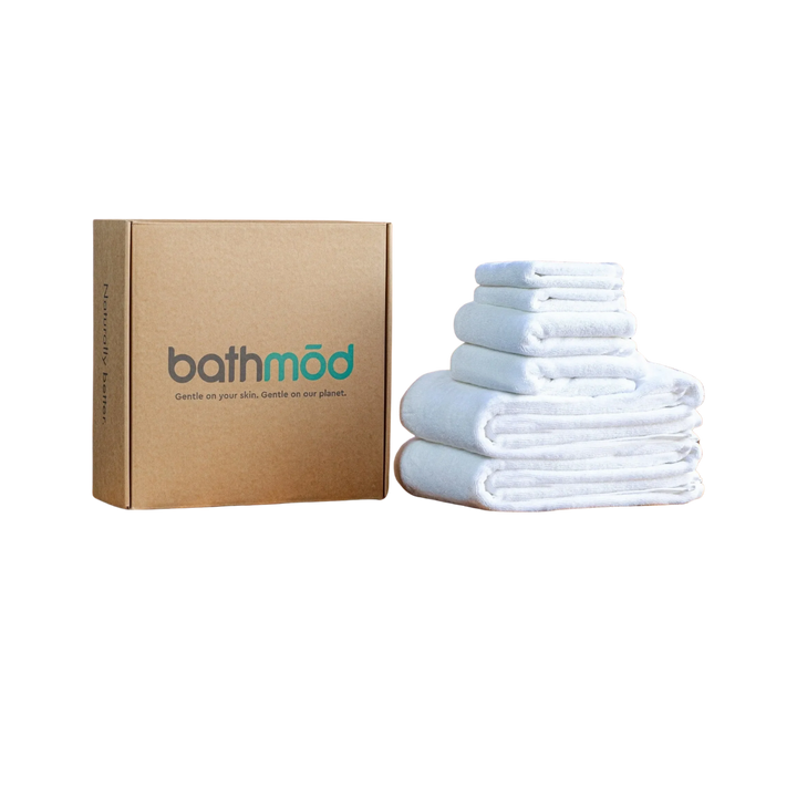 Cotton Bath Towel Set Six Piece