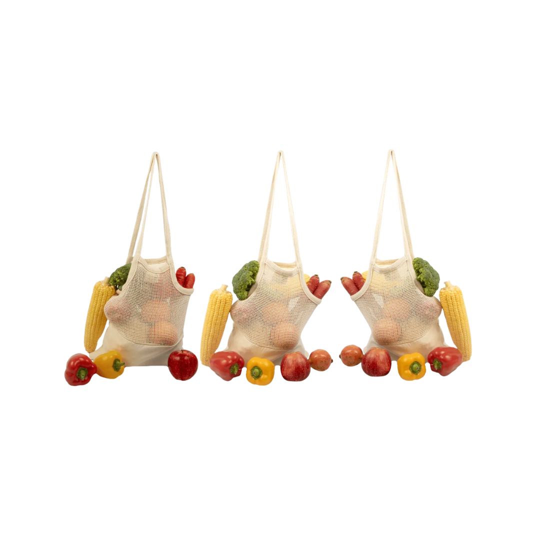 Cotton Mesh Market Tote