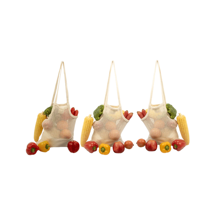 Cotton Mesh Market Tote