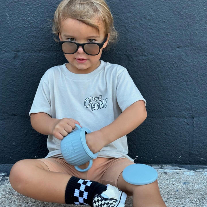 Non-Toxic Silicone Toddler Snack Cup with Lid