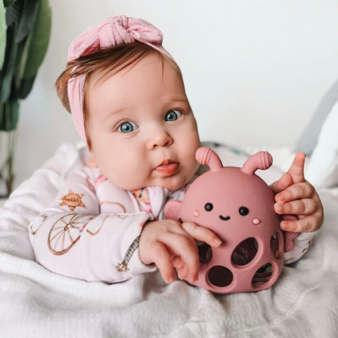 Non-Toxic Food-Grade Silicone Honey Bee Baby Teether