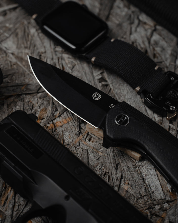 Razor-Sharp D2 Steel Folding Pocket Knife Gift Set