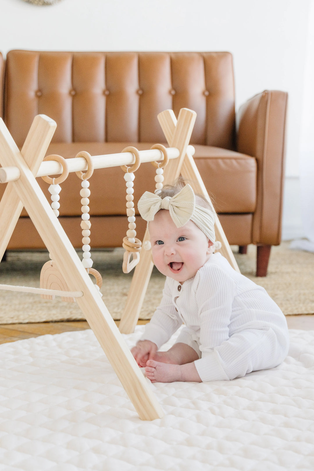 Baby Wooden Gym Sensory Play Set