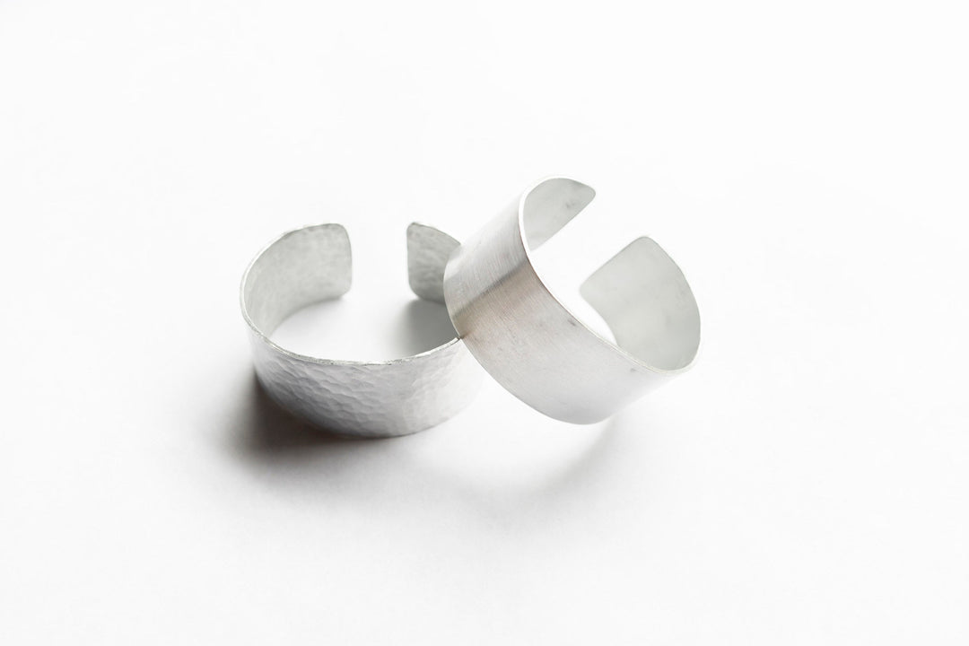 Handcrafted Recycled Aluminum Adjustable Cuff