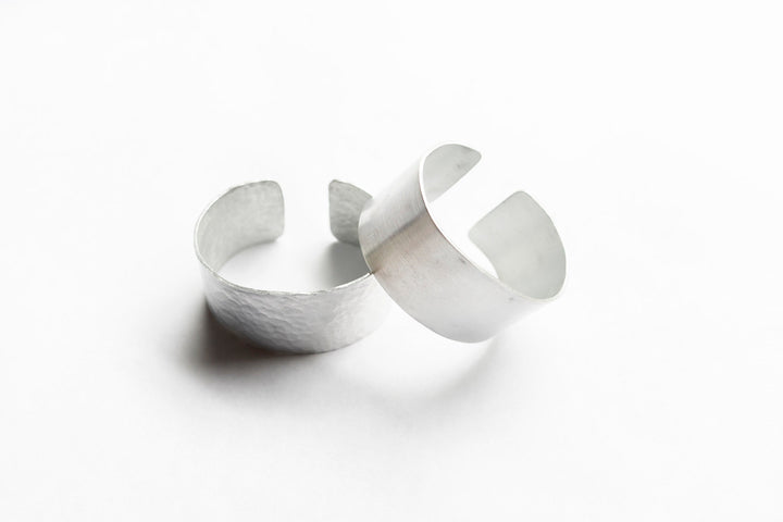 Handcrafted Recycled Aluminum Adjustable Cuff