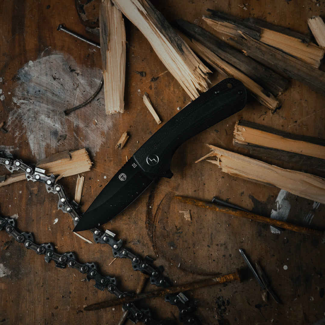 Razor-Sharp D2 Steel Folding Pocket Knife Gift Set