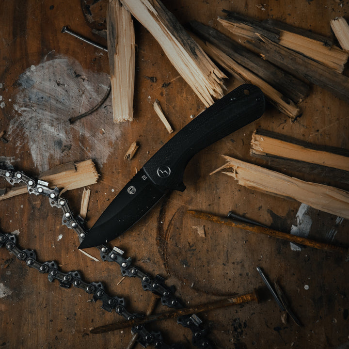 Razor-Sharp D2 Steel Folding Pocket Knife Gift Set
