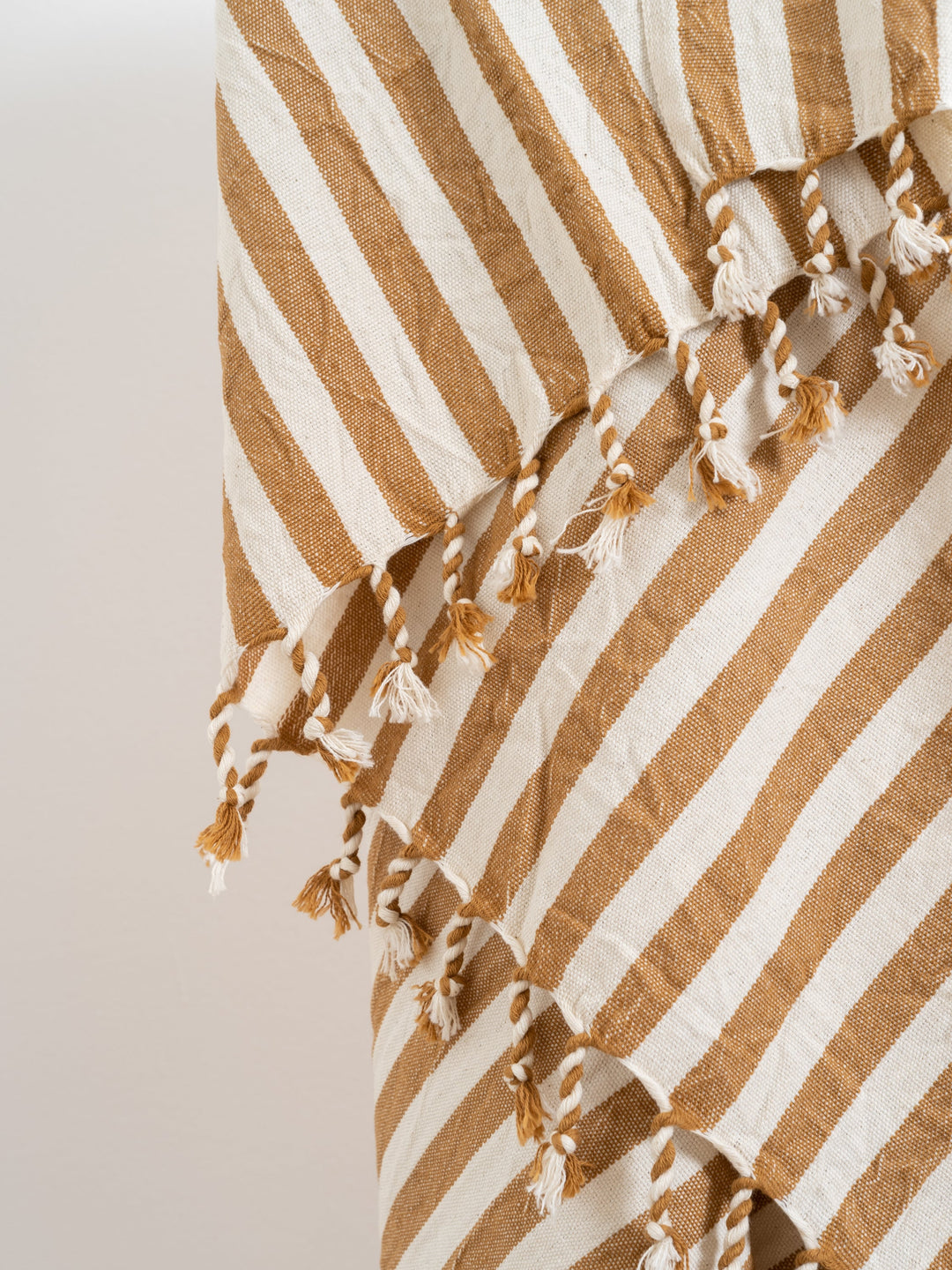 Handcrafted Turkish Cotton Beach Towel, Biscotto