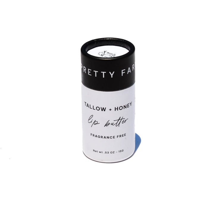 Organic Grass-Fed Tallow &amp; Honey Lip Butter, 1 oz.