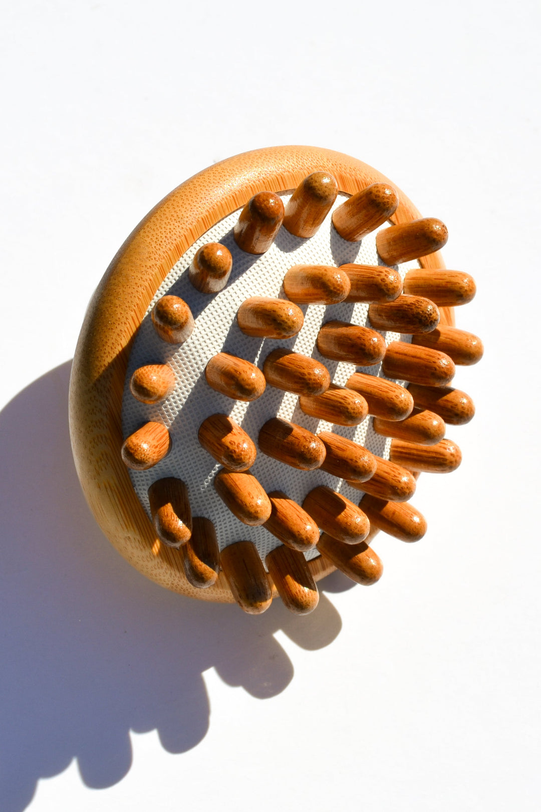 Biodegradable Bamboo Scalp Massager, 4" x 3.5"
