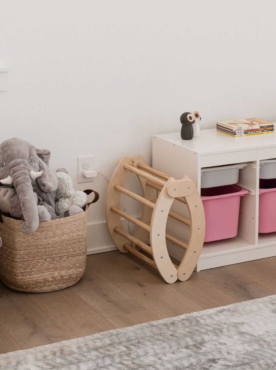 Foldable Wood Montessori Climbing Arch for Kids