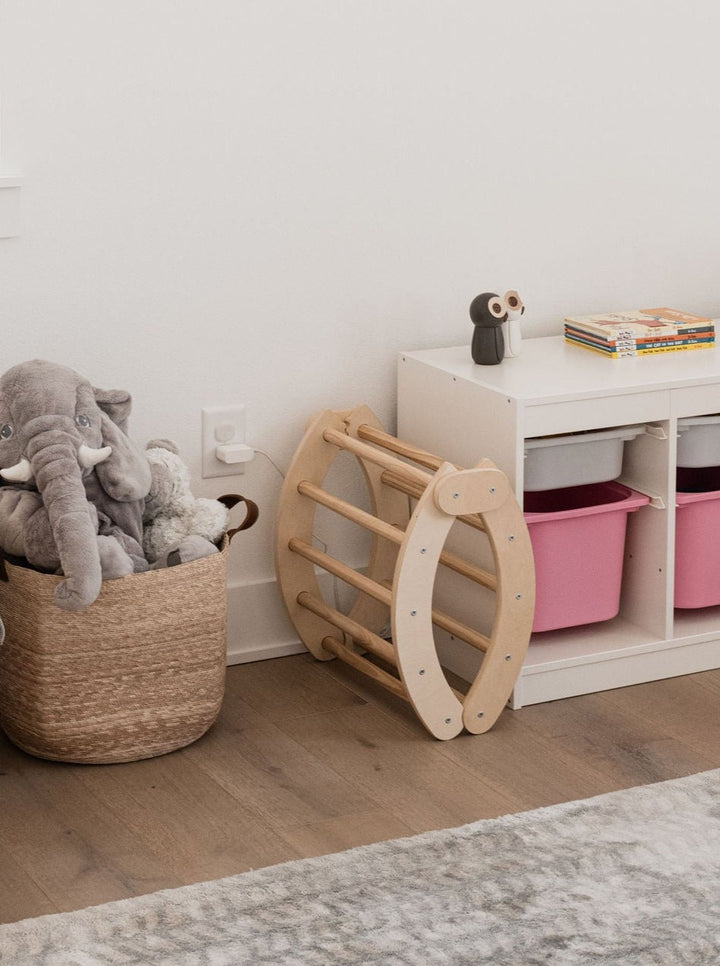 Foldable Wood Montessori Climbing Arch for Kids