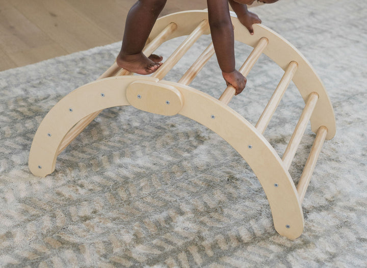 Foldable Wood Montessori Climbing Arch for Kids
