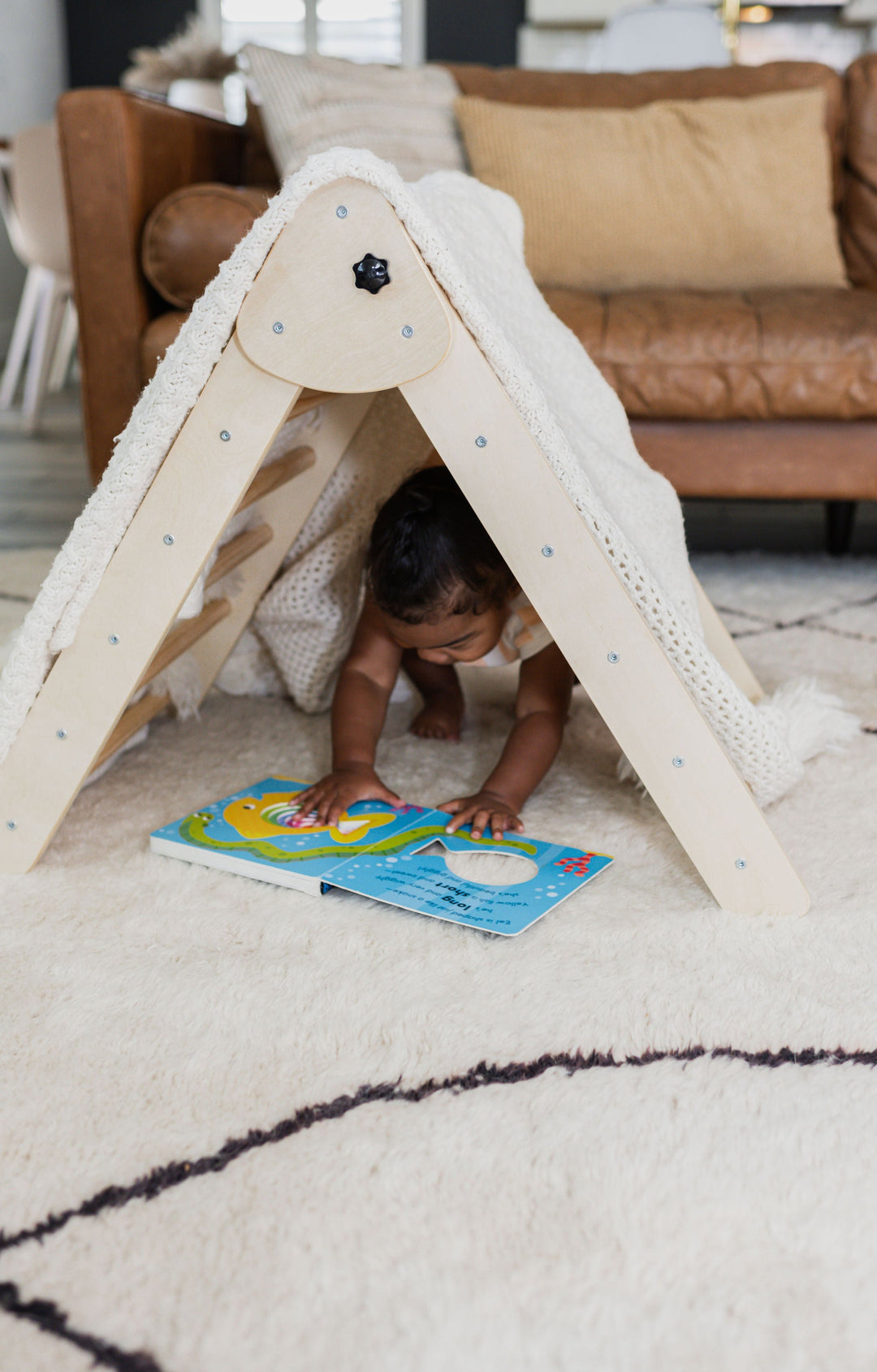 Foldable Wooden Pikler Climber Toy