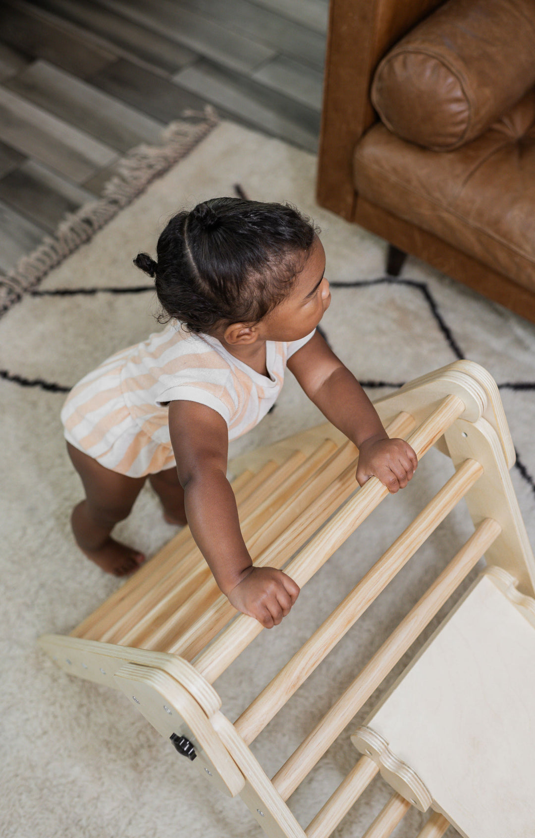 Foldable Wooden Pikler Climber Toy