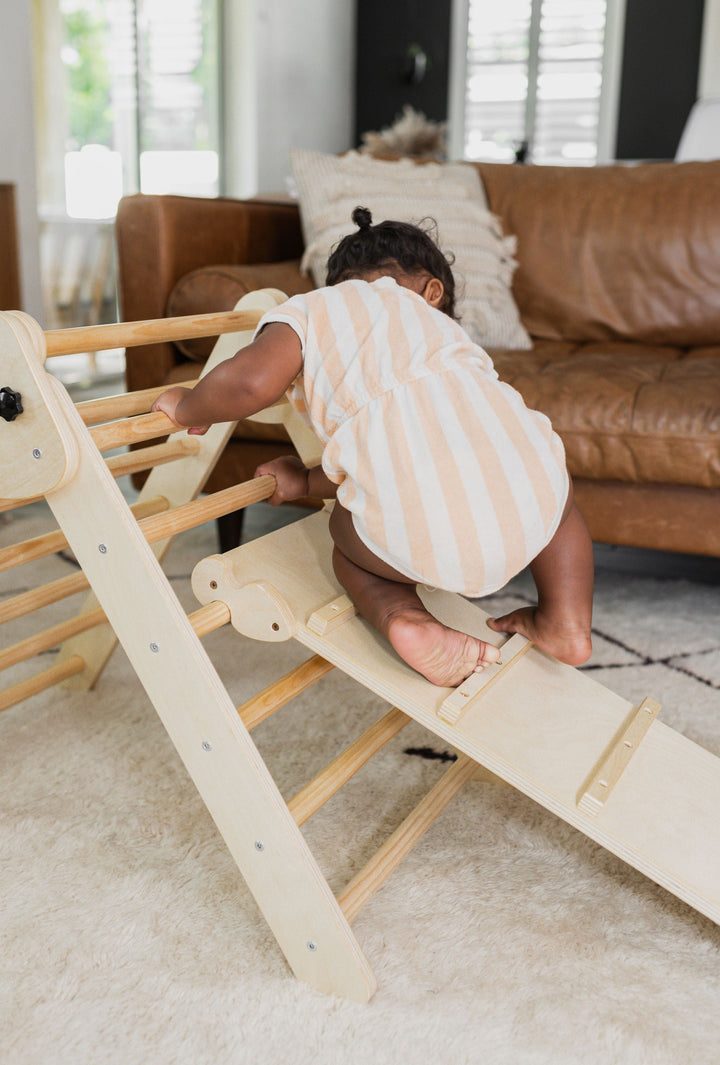 Foldable Wooden Pikler Climber Toy