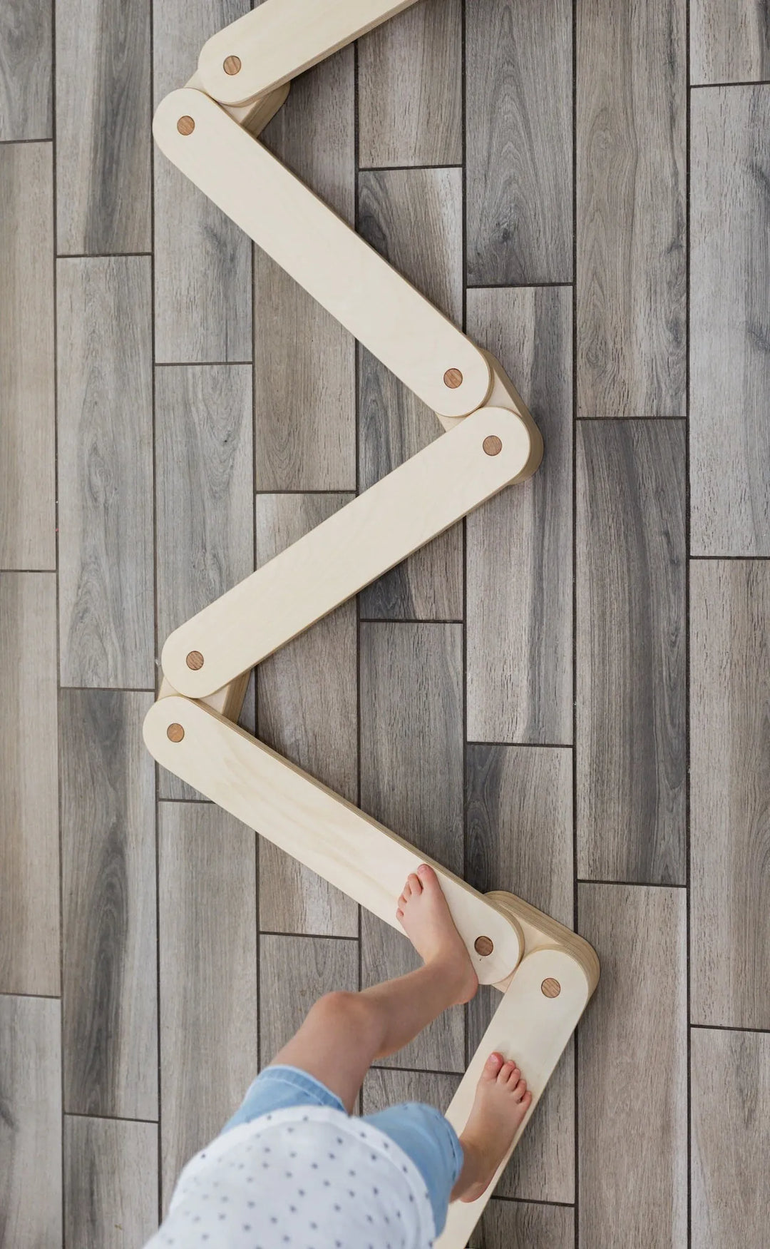 Kids Wooden Balance Beam Set
