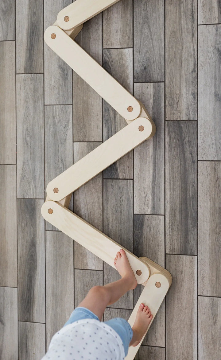 Kids Wooden Balance Beam Set