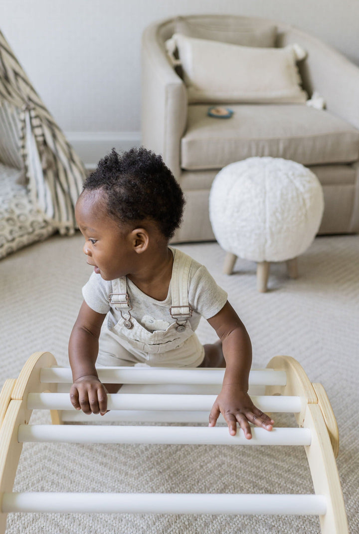 Foldable Wood Montessori Climbing Arch for Kids