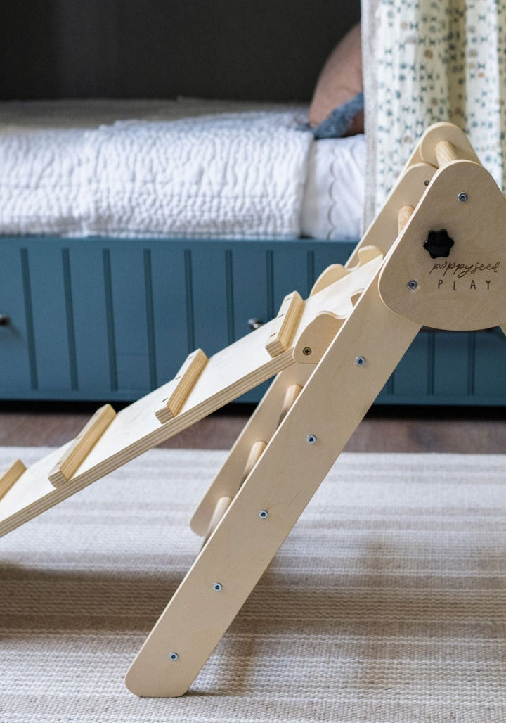 Foldable Wooden Pikler Climber Toy