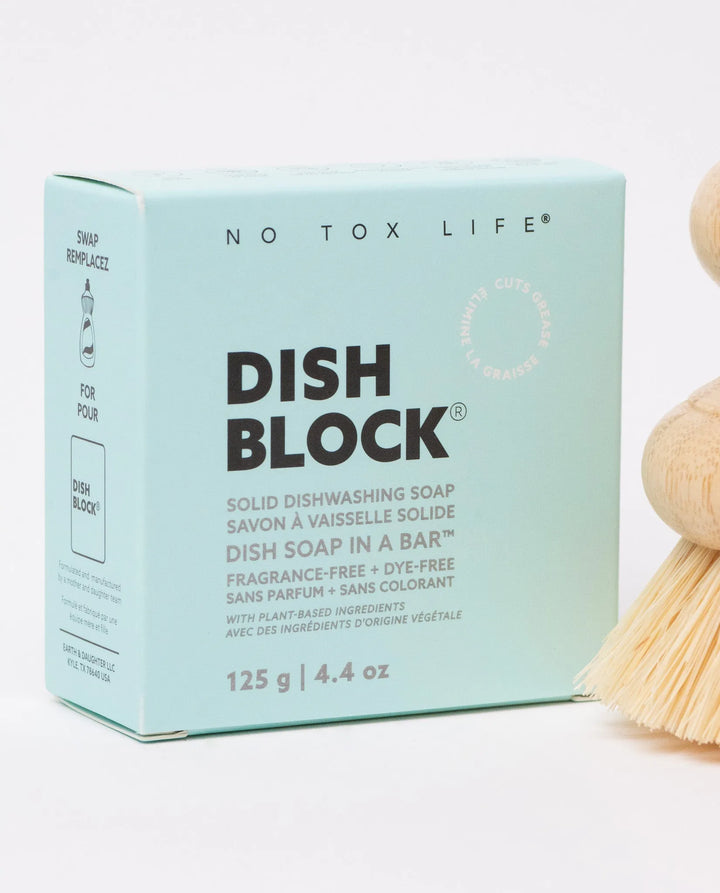 Fragrance Free Solid Dish Soap Bar Block