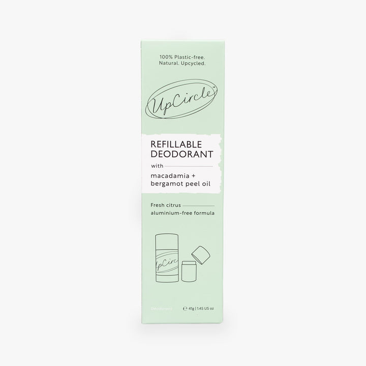 Upcycled Refillable Deodorant, Baking Soda-Free