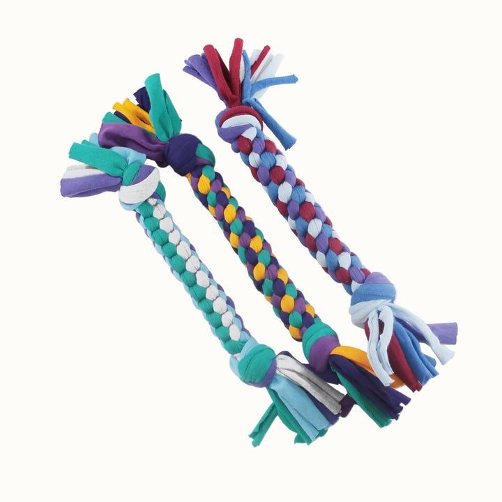Upcycled T-Shirt Tug Dog Toy, Multi-Size