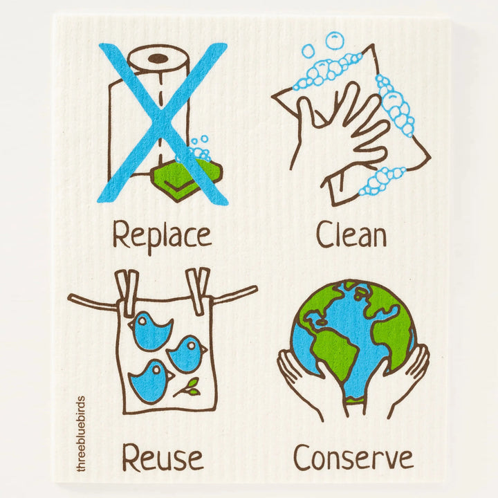 Cellulose Cotton Swedish Dishcloth