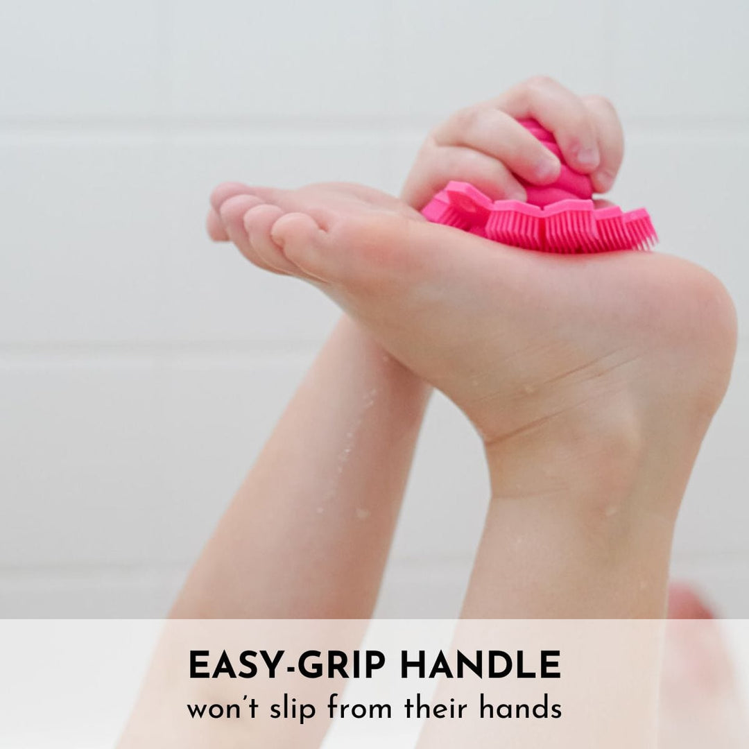 Non-Toxic FDA Silicone Baby Bath Scrubber, 3" x 2"