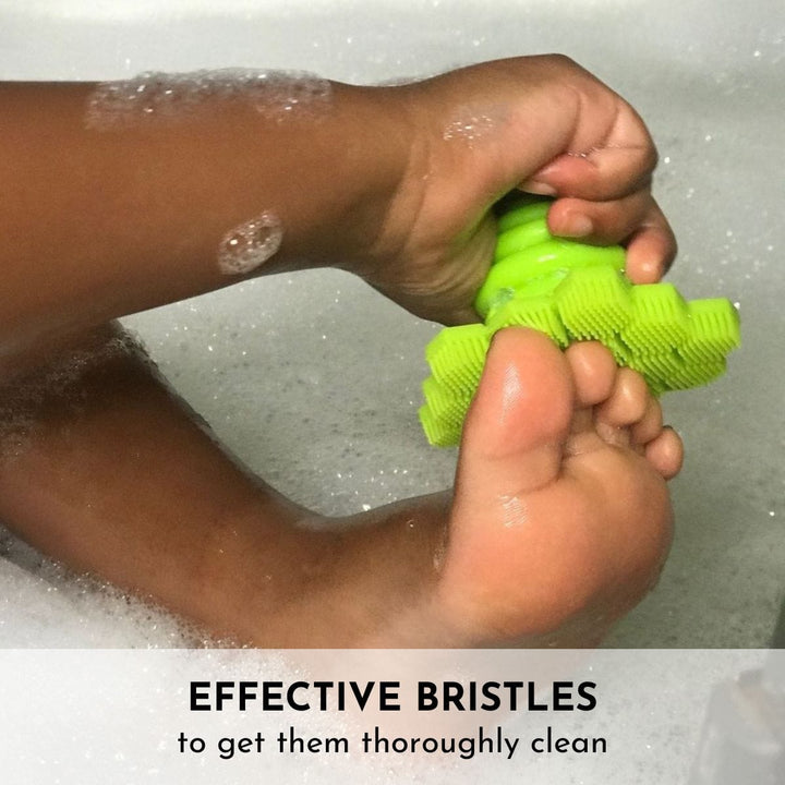 Non-Toxic FDA Silicone Baby Bath Scrubber, 3" x 2"