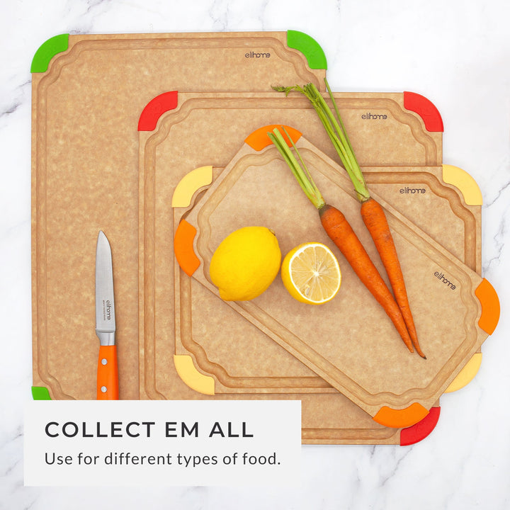 Plastic-Free Pine Fiberwood Cutting Board, 10" x 7"