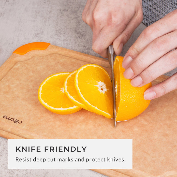 Plastic-Free Pine Fiberwood Cutting Board, 10" x 7"