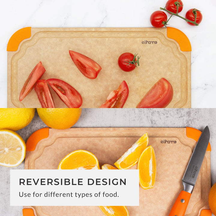 Plastic-Free Pine Fiberwood Cutting Board, 10" x 7"