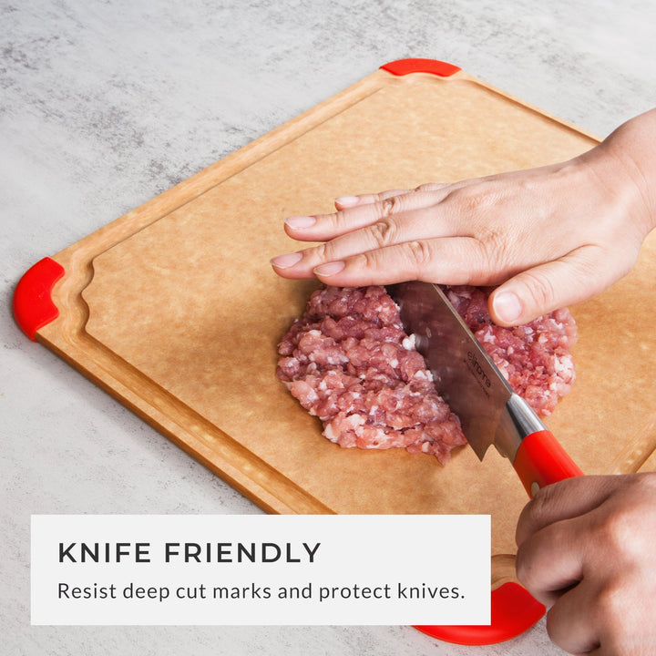 Plastic-Free Pine Fiberwood Cutting Board, 16" x 12"