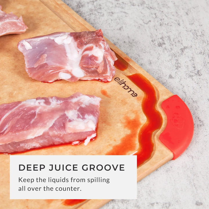 Non Slip Pine Fiberwood Kitchen Cutting Board
