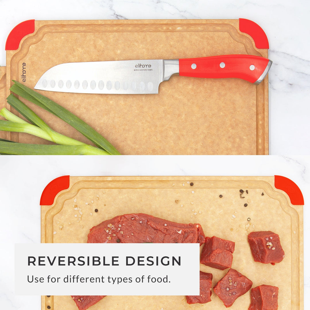 Plastic-Free Pine Fiberwood Cutting Board, 16" x 12"