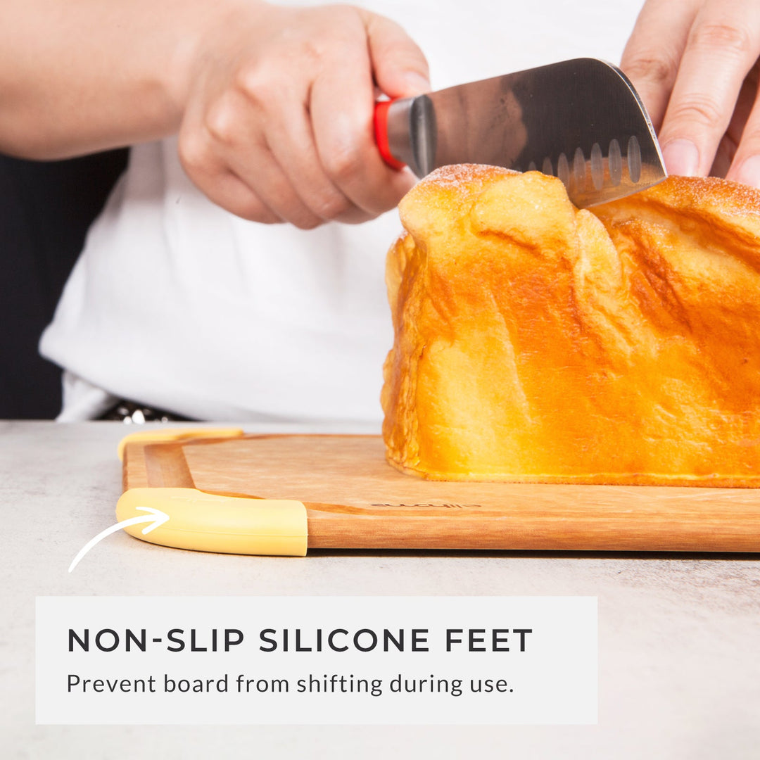 Plastic-Free Pine Fiberwood Cutting Board, 10" x 13"