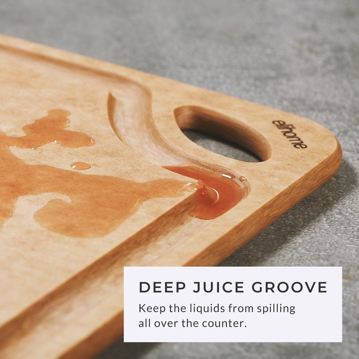 Made in USA Pine Fiberwood Cutting Board, 10" x 13"