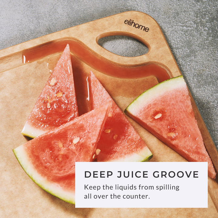 Plastic-Free Pine Leaf Cutting Board, 12" x 16"