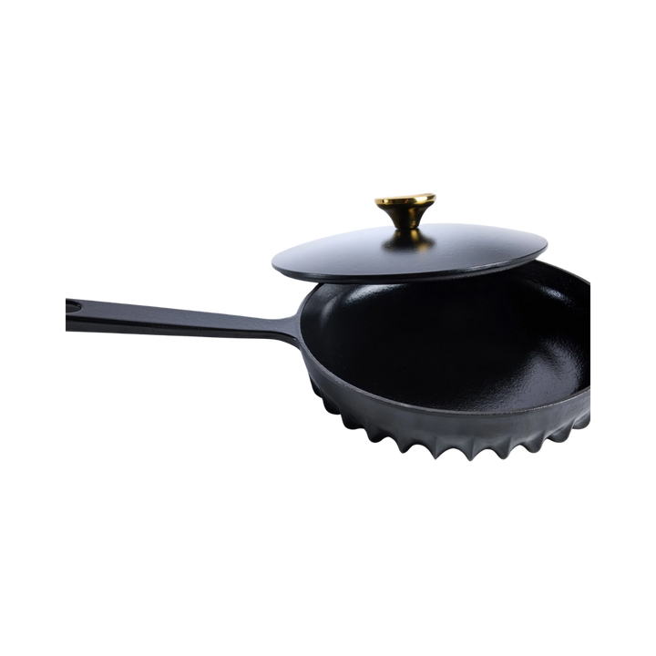 Enameled Cast Iron Frying Pan 10"