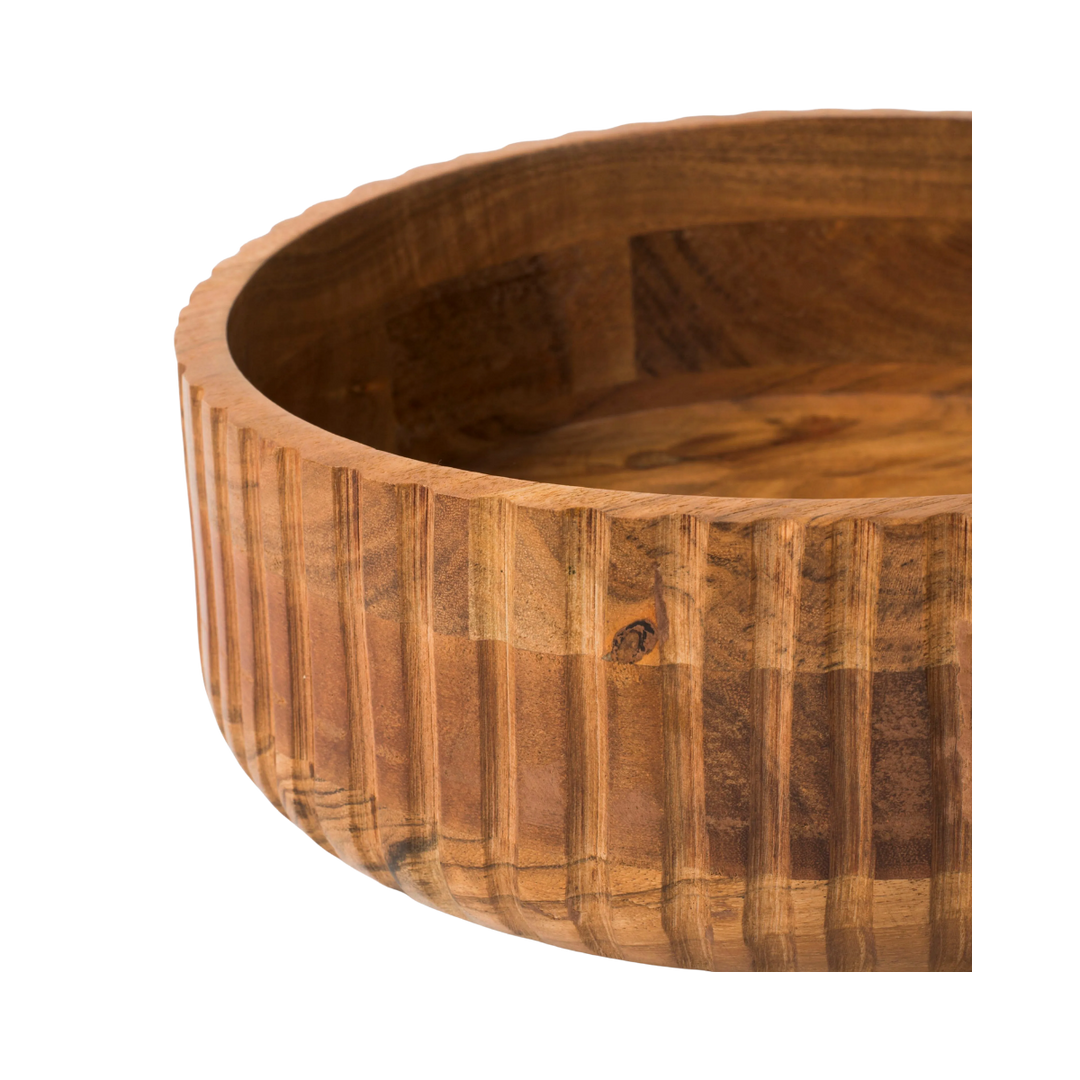 Etta Acacia Wood Stacking Bowls