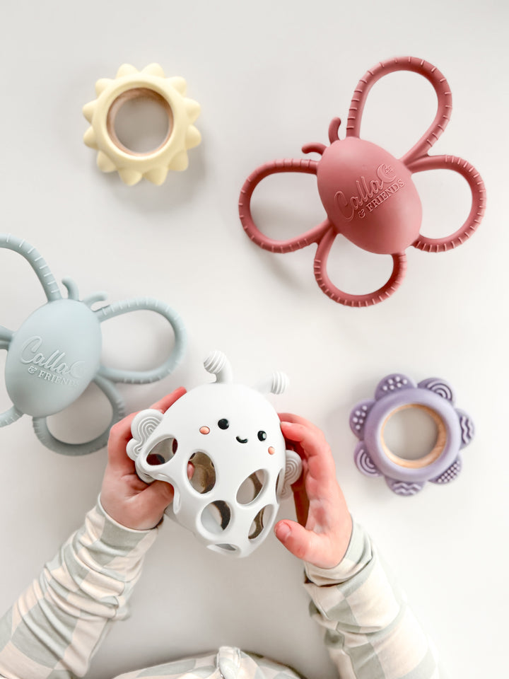 Non-Toxic Food-Grade Silicone Honey Bee Baby Teether